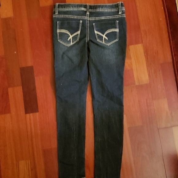 Wishful Park 8 Jeans Skinny Stretch Adjustable EUC - Picture 7 of 8